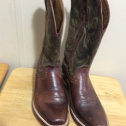 COWBOY BOOTS MENS BROWN ARIAT BRAND  Size 10.5 EE - Cond. VG