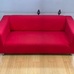 IKEA KLIPPAN Loveseat, Red
