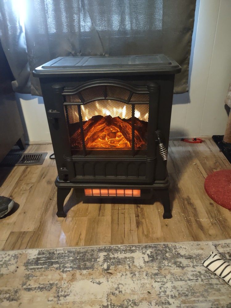 Log Fireplace Heater