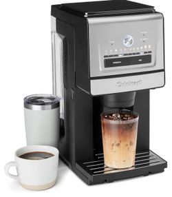 Cuisinart Coffee Maker, Grind and Brew Single Serve Coffee Maker, 6 Cup Sizes, Built-in Stainless Steel Burr Mill, Adjustable Strength, Grind Control 