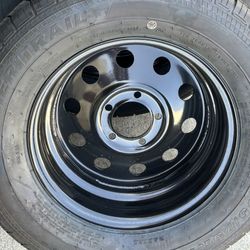 4 Trailer Rims And Tires ST 205x75-15 $440