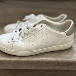 Gucci Ace Interlocking G - White Grey Size 37