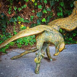 33” VTG Mid Century Brass Bald Eagle Statue