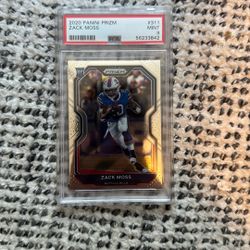 Zach Moss PSA 9 Rookie Card