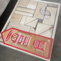 Melissa & Doug Wooden Building Block Set