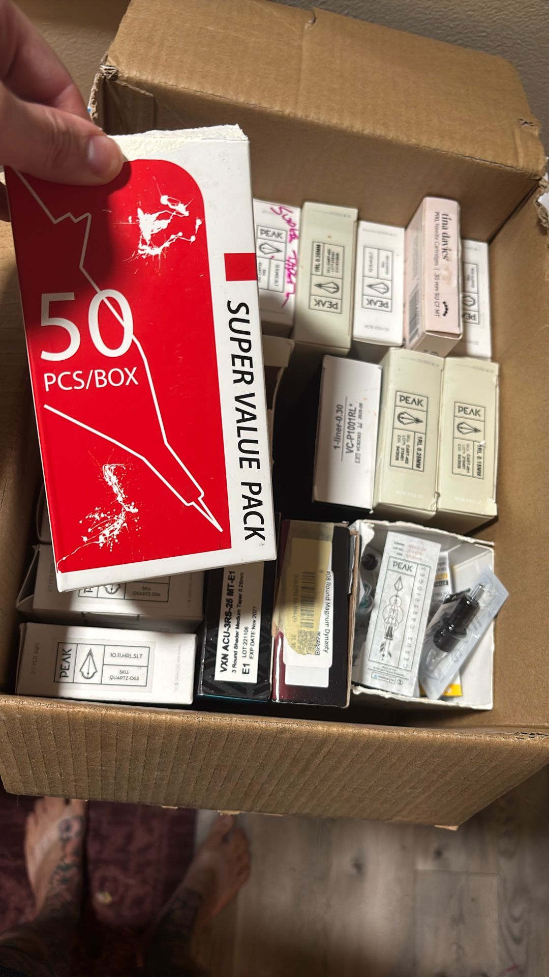 Tattoo PMU Cartridges DISPOSABLE EXPIRATION VARIES MOSTLY 2017-18 200+ Carts