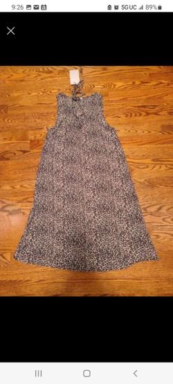 Animal Print Dress - Size Small