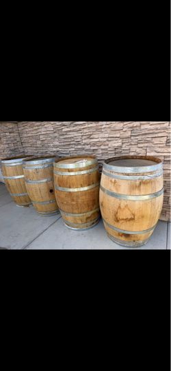 Wooden Wine Barrels