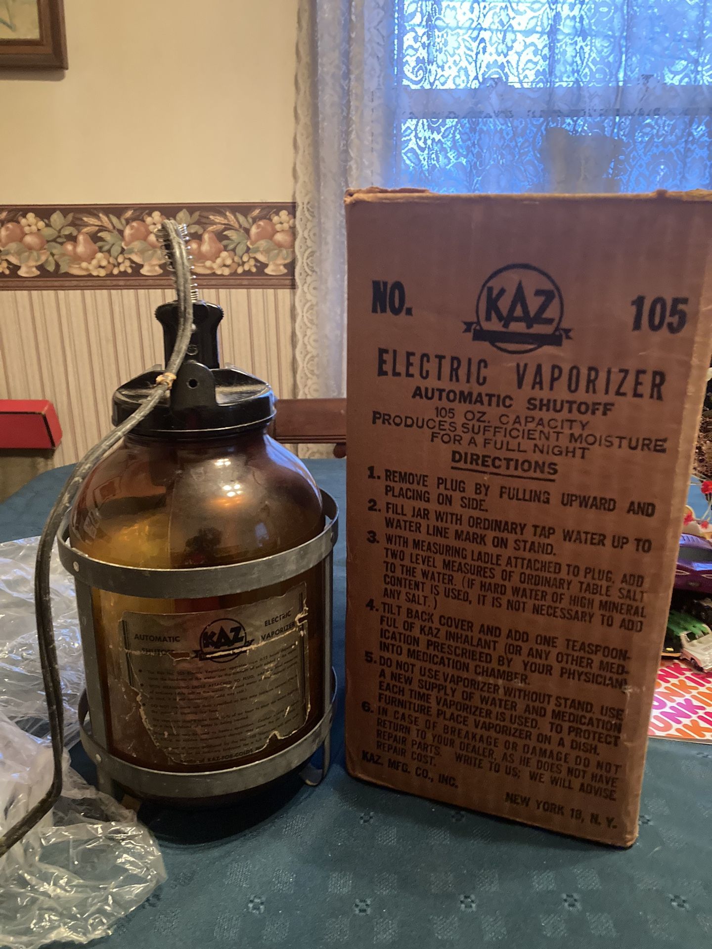 Vintage Kaz Electric Vaporizer