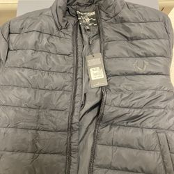 L True Religion Black coat 