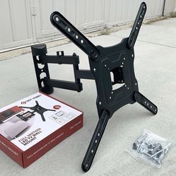 BRAND NEW $19 TV Wall Mount for 17-55 Inches, Full Motion Swivel Tilt VESA 400x400mm, Max Weight 66Lbs 
