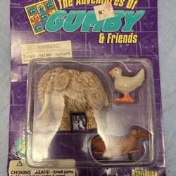 Denali Tillie Lowbelly Figures Gumby & Friends woolly mammoth Trendmasters