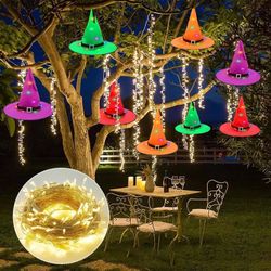 32.8ft String Light with Halloween Witch Hat, Waterproof
