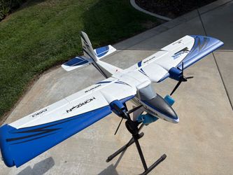 RC airplane twin timber