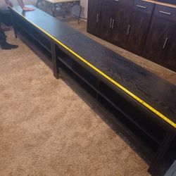 Large Black TV Stand For 85-100 In TV 