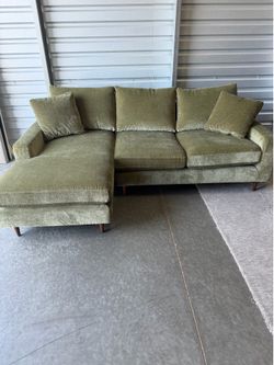 New Green Left Chaise Sectional
