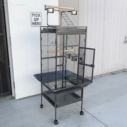 (New) $130 Bird Cage 61-inch Tall with Rolling Stand for for Parrots Parakeets Conures Lovebird Cockatoo 