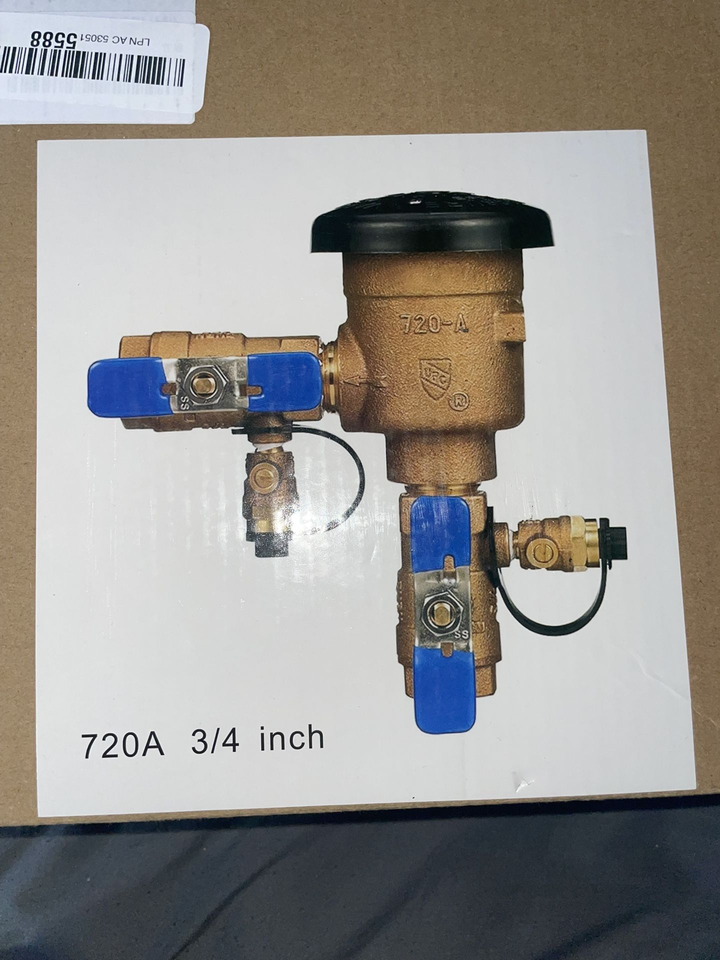 FEBCO 720A 3/4 Inch Reduced Pressure Zone Backflow Preventer Valve