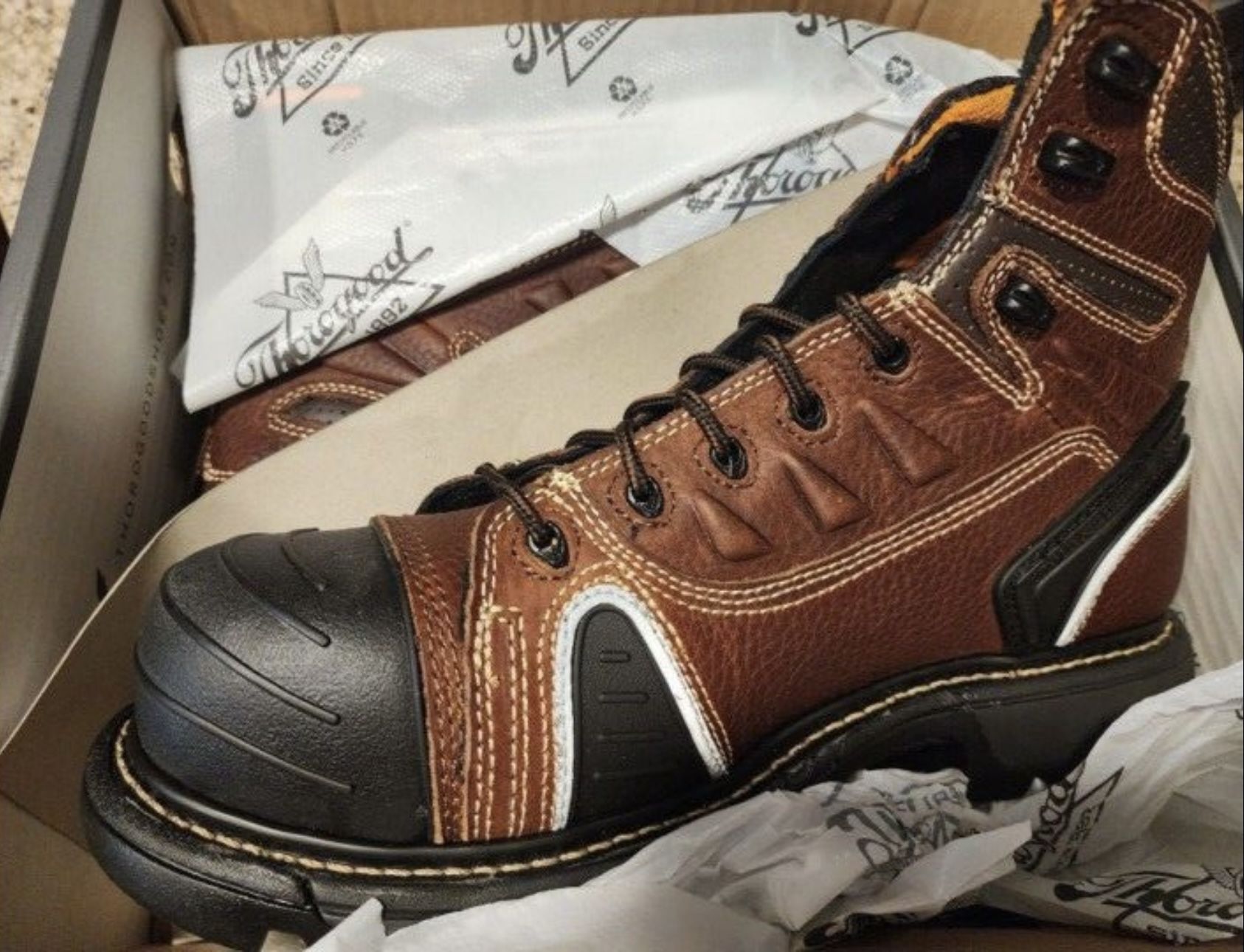 Leather Work Boots 