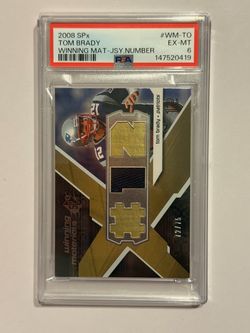 2008 SPx Tom Brady game used /99