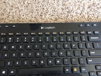 Wireless keyboard and mouse