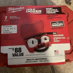 Milwaukee 7 Piece Multi-Material Hole Dozer Saw Set