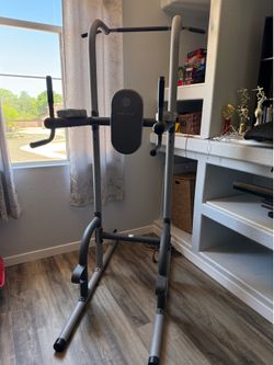 Golds Gym XR 10.9 Power Tower with Push-Up Pull-Up & Dip Stations