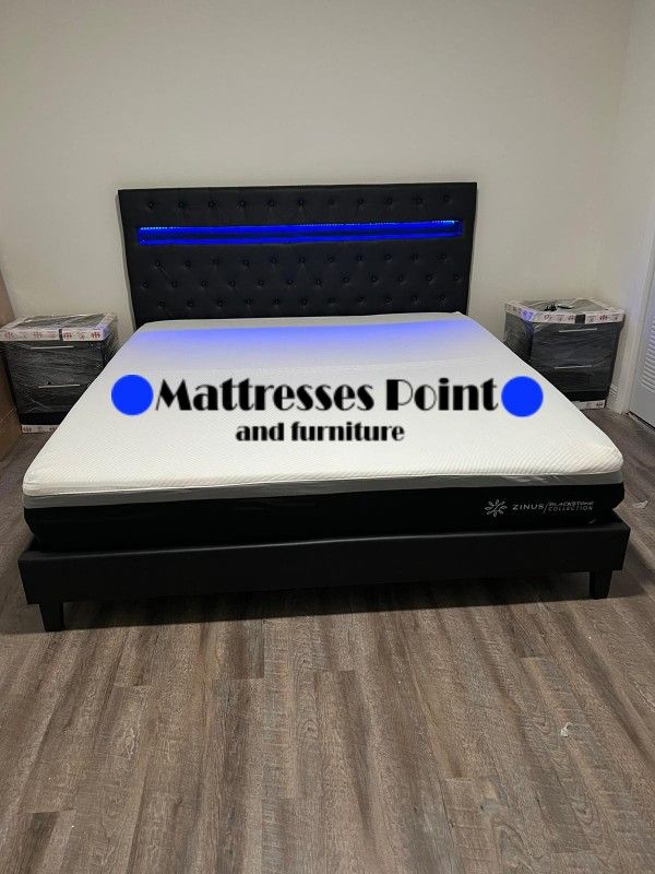 BED FRAME FULL SIZE LED LIGHTS 4PCS. 🔥OFFER TIME LIMITED 👈