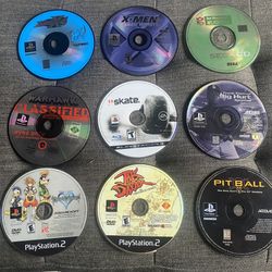 Ps1 And Ps2 Game Lot 