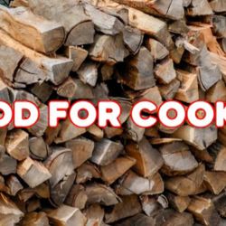 OAK SEASONED FIREWOOD SMOKING MEAT
