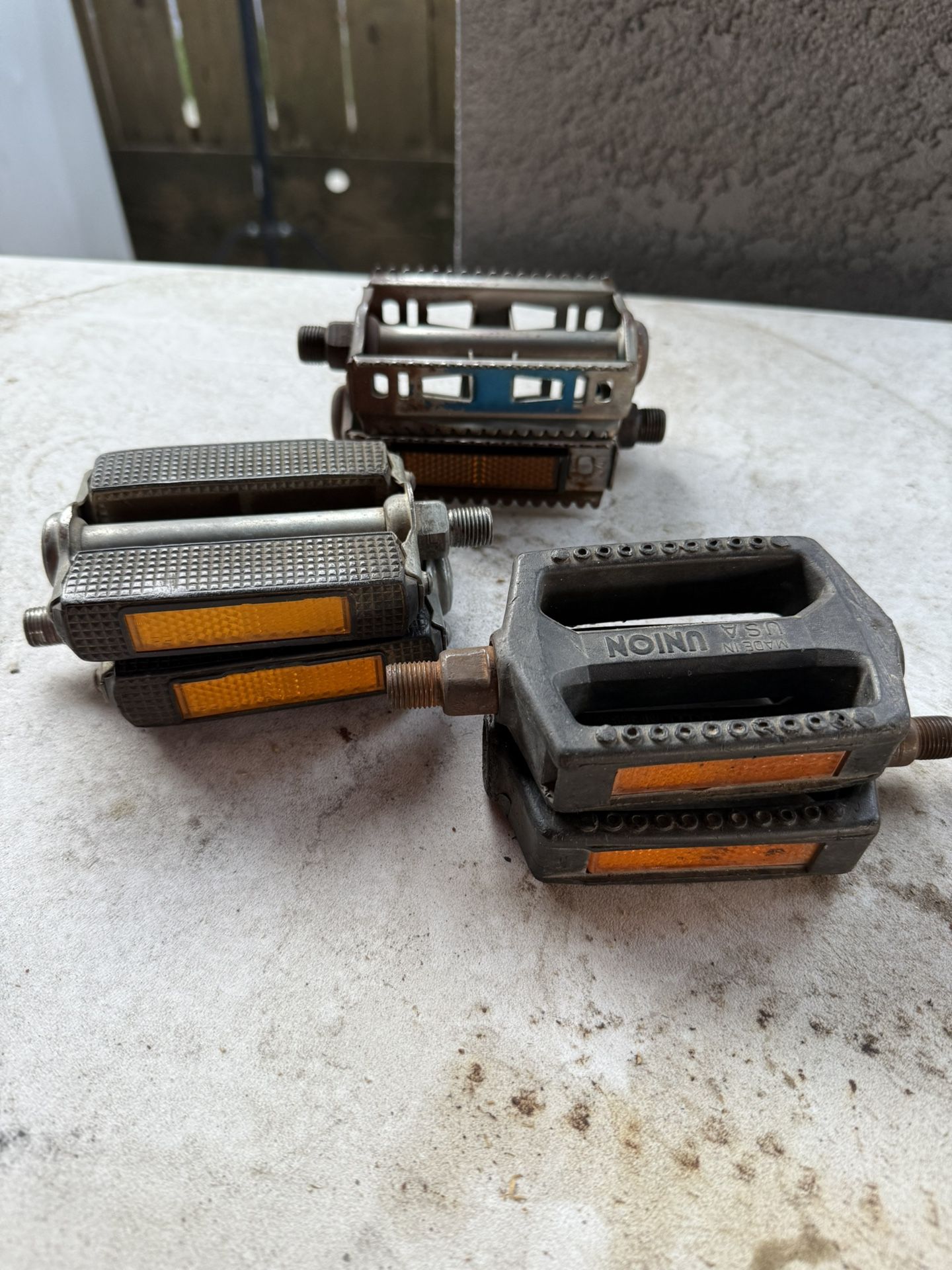 Vintage Full-size Pedals 70’s 9/16-1/2