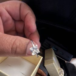 Size 9 Silver 925 Promises Ring 