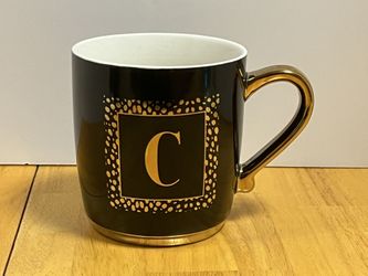 Design Pac Black & Gold "C" MUG 20oz