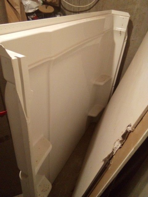 Three Piece Fiberglass Bathroom Tub Surround