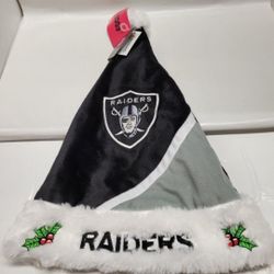 NFL Raiders Football Christmas Hat