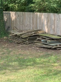 Free Fire Wood Old Fence  