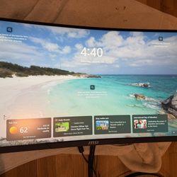 MSI Optix MAG27CQ 27” Curved 144Hz Gaming Monitor (1440p QHD) (No Stand)