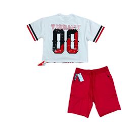 Men's shirt and shorts outfit