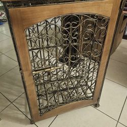 wrought iron wine rack (48 Bottles)