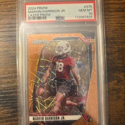 Marvin Harrison Jr Psa 10 Rookie 