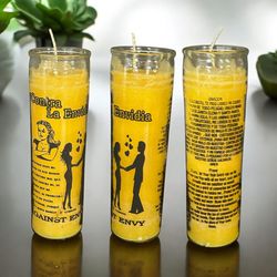 Veladora Contra Envidia  Amarilla, Candle Against Envy