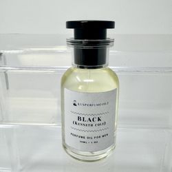 Black Concentrated Perfume Oil for Men - 1 Oz. (30 ML) Spray Bottle