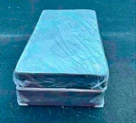 New TWIN SIZE MATTRESS WITH BOX SPRING SET FREE BOX SPRINGS COLCHONES NUEVOS 