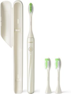 Philips One by Sonicare Snow Rechargeable Toothbrush, Brush Head Bundle