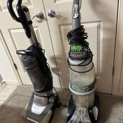 2 Vacuum Cleaners for Sale – Regular Vacuum + Carpet Cleaner (Works Great)