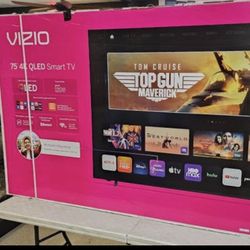 75 Tv $55 Down Takes The Tv On Financing Six Month Warranty Free Delivery.  75 Vizio Quantum Pro Smart 4k Hdtv 