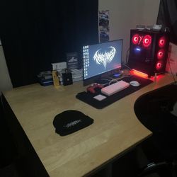 L shaped desk