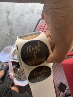 Thank You Stickers 