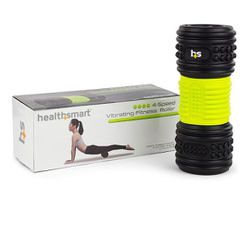 HealthSmart Vibrating Foam Roller, Massage Roller and Muscle Roller 