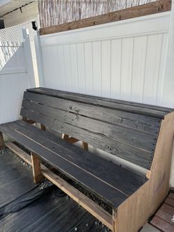 Bench- Outdoor- Dugout Style